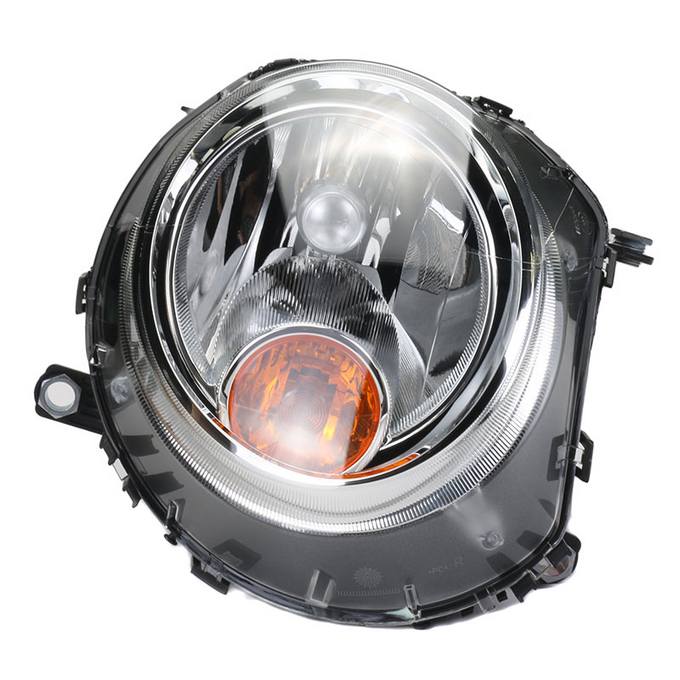 Mini Headlight Assembly - Passenger Side (Halogen) 63122751870 - Hella 354477261